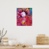 VENEZIANISCHE MASQUERADE /MASK IN ROT POSTER (Küche)