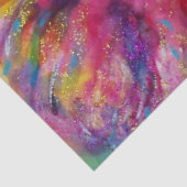 VENEZIANISCHE MASQUERADE - MASK IN ROT SEIDENPAPIER (Detail)