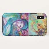 VENEZIANISCHE MASQUERADE/MASKE IN BLAU Case-Mate iPhone HÜLLE (Rückseite (Horizontal))