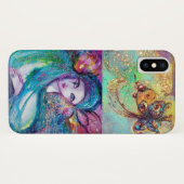 VENEZIANISCHE MASQUERADE/MASKE IN BLAU Case-Mate iPhone HÜLLE (Rückseite (Horizontal))