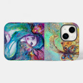 VENEZIANISCHE MASQUERADE/MASKE IN BLAU Case-Mate iPhone HÜLLE (Rückseite (Horizontal))