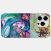 VENEZIANISCHE MASQUERADE/MASKE IN BLAU Case-Mate iPhone HÜLLE (Rückseite (Horizontal))