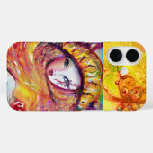 VENEZIANISCHE MASQUERADE - MASKE IN GELB Case-Mate iPhone HÜLLE (Rückseite (Horizontal))