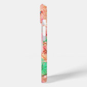 VENEZIANISCHE MASQUERADE - MASKE IN ROTEM MONOGRAM Case-Mate iPhone HÜLLE (Rückseite / Links)