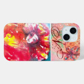 VENEZIANISCHE MASQUERADE - MASKE IN ROTEM MONOGRAM Case-Mate iPhone HÜLLE (Rückseite (Horizontal))