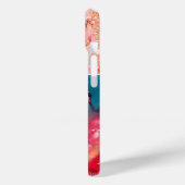 VENEZIANISCHE MASQUERADE - MASKE IN ROTEM MONOGRAM Case-Mate iPhone HÜLLE (Rückseite / Links)