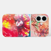 VENEZIANISCHE MASQUERADE - MASKE IN ROTEM MONOGRAM Case-Mate iPhone HÜLLE (Rückseite (Horizontal))