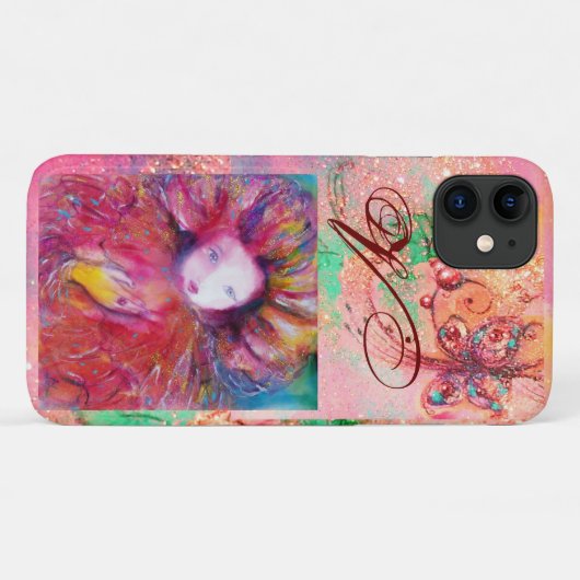 VENEZIANISCHE MASQUERADE - MASKE IN ROTEM MONOGRAM Case-Mate iPhone HÜLLE (Rückseite (Horizontal))