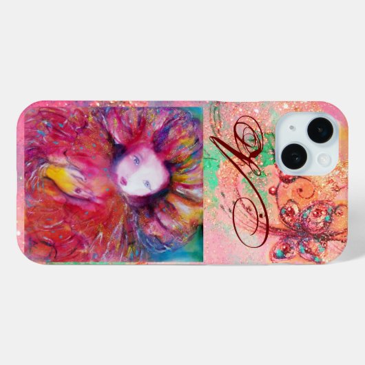 VENEZIANISCHE MASQUERADE - MASKE IN ROTEM MONOGRAM Case-Mate iPhone HÜLLE (Rückseite (Horizontal))