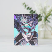 Venezianische Masquerade Postkarte (Stehend Vorderseite)