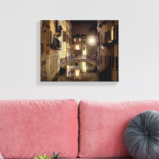 VENEZIANISCHE NOCTURNE-Leinwand Leinwanddruck (Insitu (Wohnzimmer))