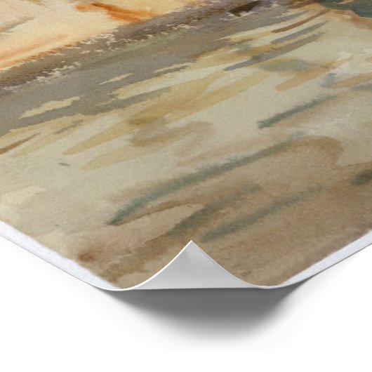 Venezianische Passage Poster (Ecke)