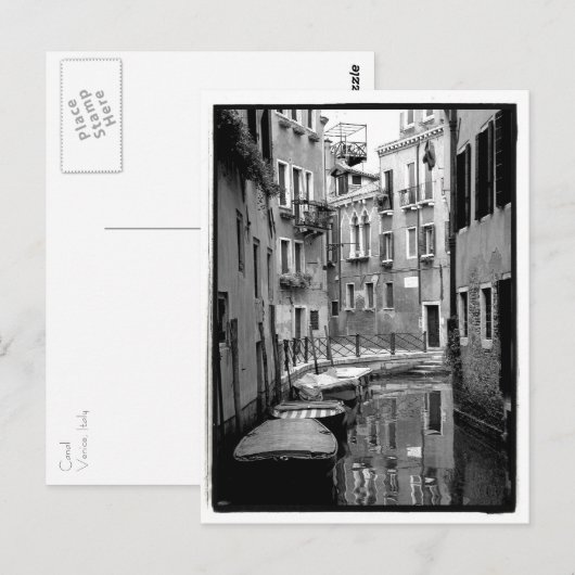 Venezianische Postkarte (Vorne/Hinten)