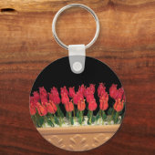 Venezianische Rose aus Murano-Glas Schlüsselanhänger (Vorderseite)