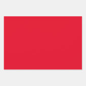 Venezianische Rot-Farbe, schlichtweg Elegantes All Geschenkpapier Set (Vorderseite 2)