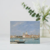 Venezianische Ruhe: Der Canal Grande Postkarte (Stehend Vorderseite)