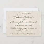 Venezianische Save the Date-Karte Einladung (Rückseite)