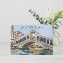 Venezianische Save the Date-Karte Einladung