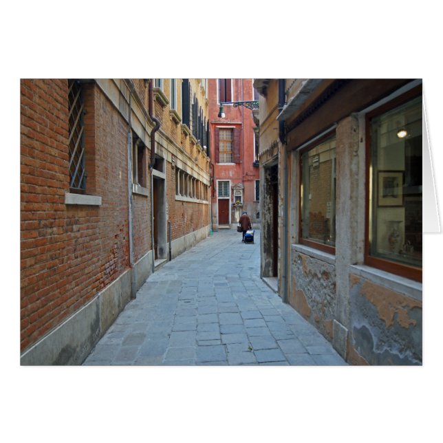 Venezianische Straße (Vorderseite (Horizontal))