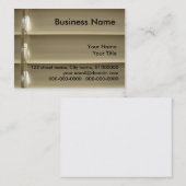Venezianische Vorhang-Geschäfts-Karte Visitenkarte (Vorne/Hinten)