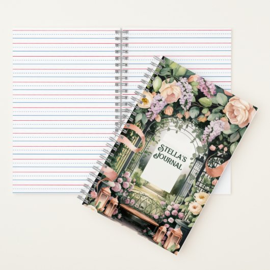 Venezianischer Blumengarten Notizblock (Innen)