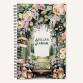 Venezianischer Blumengarten Notizblock (Vorderseite)