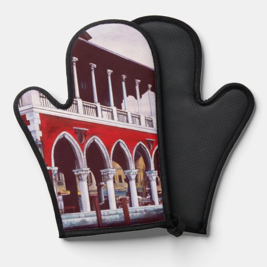Venezianischer Charme Ofenhandschuh (Vorderseite/Rückseite)