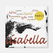 venezianischer Engelsnah Magnet (Vorne)