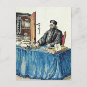 Venezianischer Geldverleiher aus einem illustriert Postkarte