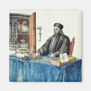 Venezianischer Geldverleiher, von einem Magnet