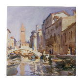 Venezianischer Kanal Fliese (Vorderseite)