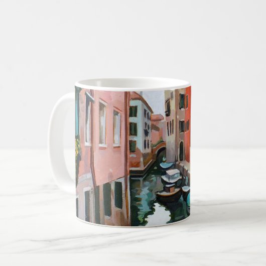 Venezianischer Kanal Kaffeetasse (Vorderseite Links)