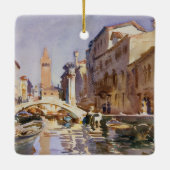 Venezianischer Kanal Keramikornament (Rückseite)