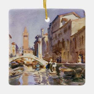 Venezianischer Kanal Keramikornament