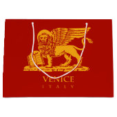 Venezianischer Löwe Große Geschenktüte (Vorderseite)