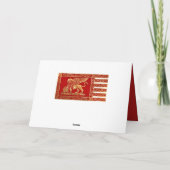 Venezianischer Löwe Karte (Rückseite)