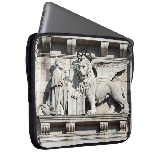 Venezianischer Löwe Laptopschutzhülle (Vorne Rechts)