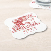 Venezianischer Löwe Untersetzer (angewinkelt)