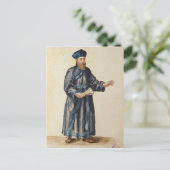 Venezianischer Missionar in der China Postkarte (Stehend Vorderseite)