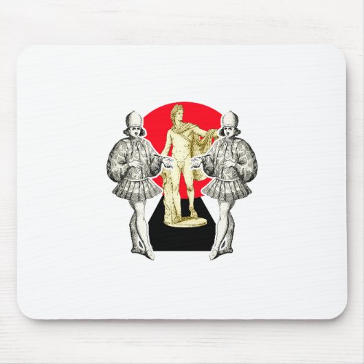 Venezianischer Noble mit dem Gott Apollo Mousepad (Vorne)