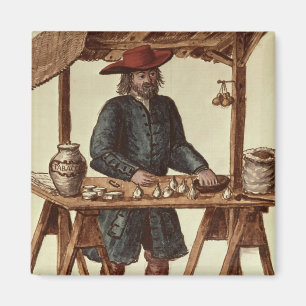 Venezianischer Tabak-Verkäufer Magnet