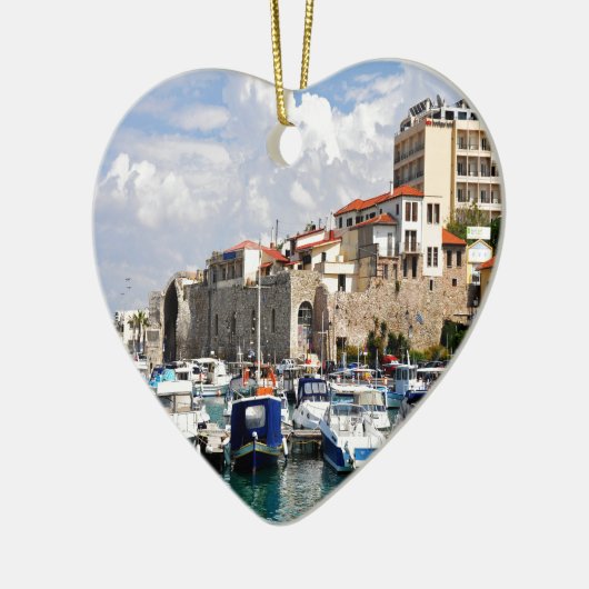 Venezianisches arsenalharbour Iraklio Kreta Keramik Ornament (Links)