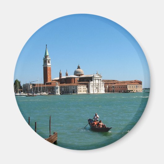 Venezianisches Blau Magnet (Vorne)