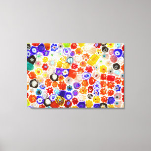 VENEZIANISCHES FLORA-GLAS 24x36 Leinwanddruck