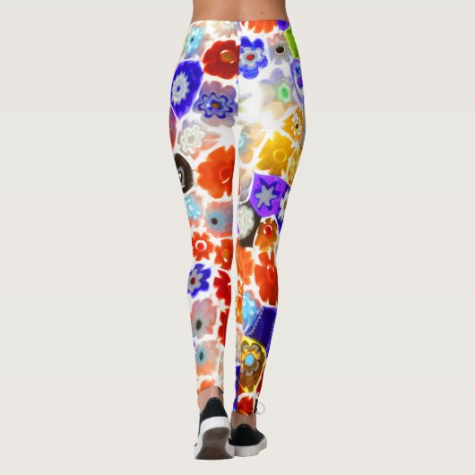 VENEZIANISCHES FLORA-GLAS LEGGINGS (Rückseite)