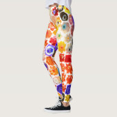 VENEZIANISCHES FLORA-GLAS LEGGINGS (Links)