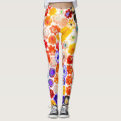 VENEZIANISCHES FLORA-GLAS LEGGINGS (Vorderseite)