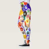 VENEZIANISCHES FLORA-GLAS LEGGINGS (Links)