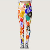 VENEZIANISCHES FLORA-GLAS LEGGINGS (Vorderseite)