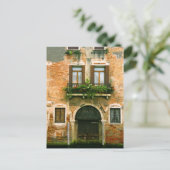 Venezianisches Gebäude Postkarte (Stehend Vorderseite)